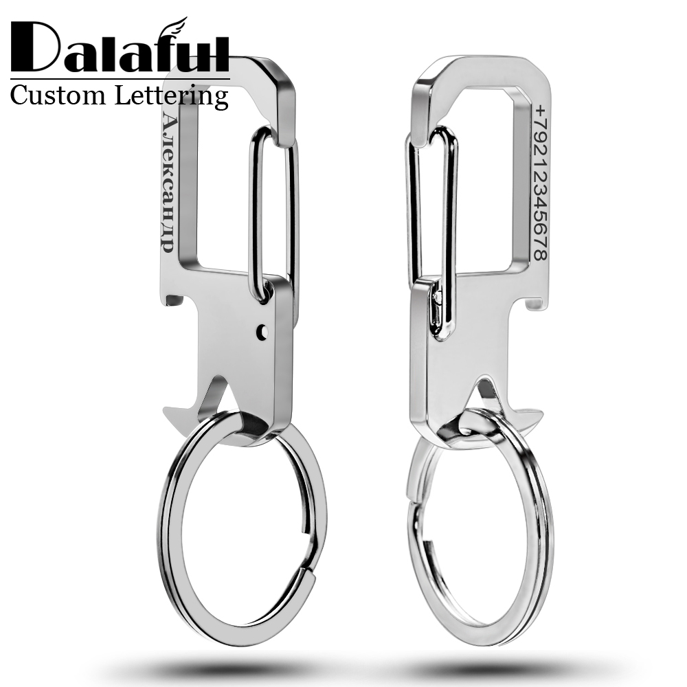 Initial Ring Custom - الفولاذ المقاوم للصدأ شخصية هدية المفاتيح