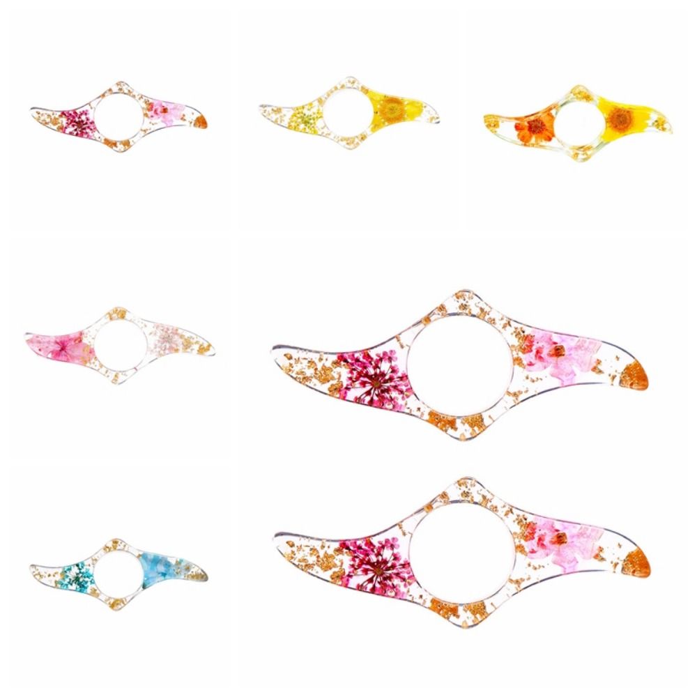 Dried Flower Bookmark - دعم كتاب الإبهام الاكريليك ، موزع