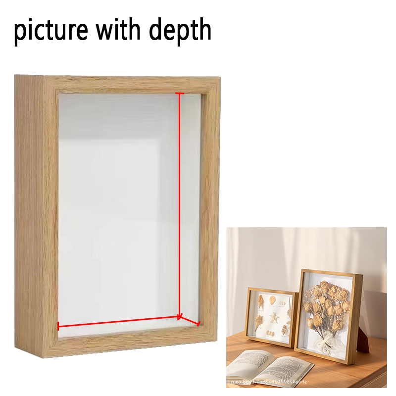 Engraved Wood Frame - إطارات صور خشبية ثلاثية الأبعاد بعمق