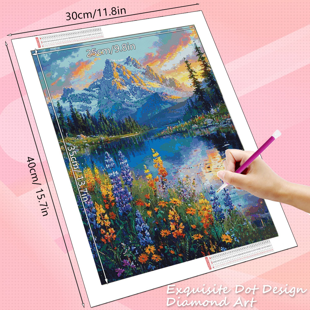 HUACAN لوحة فسيفساء ماسية 5D،  - مراجعة Photo Mosaic Print وسعره