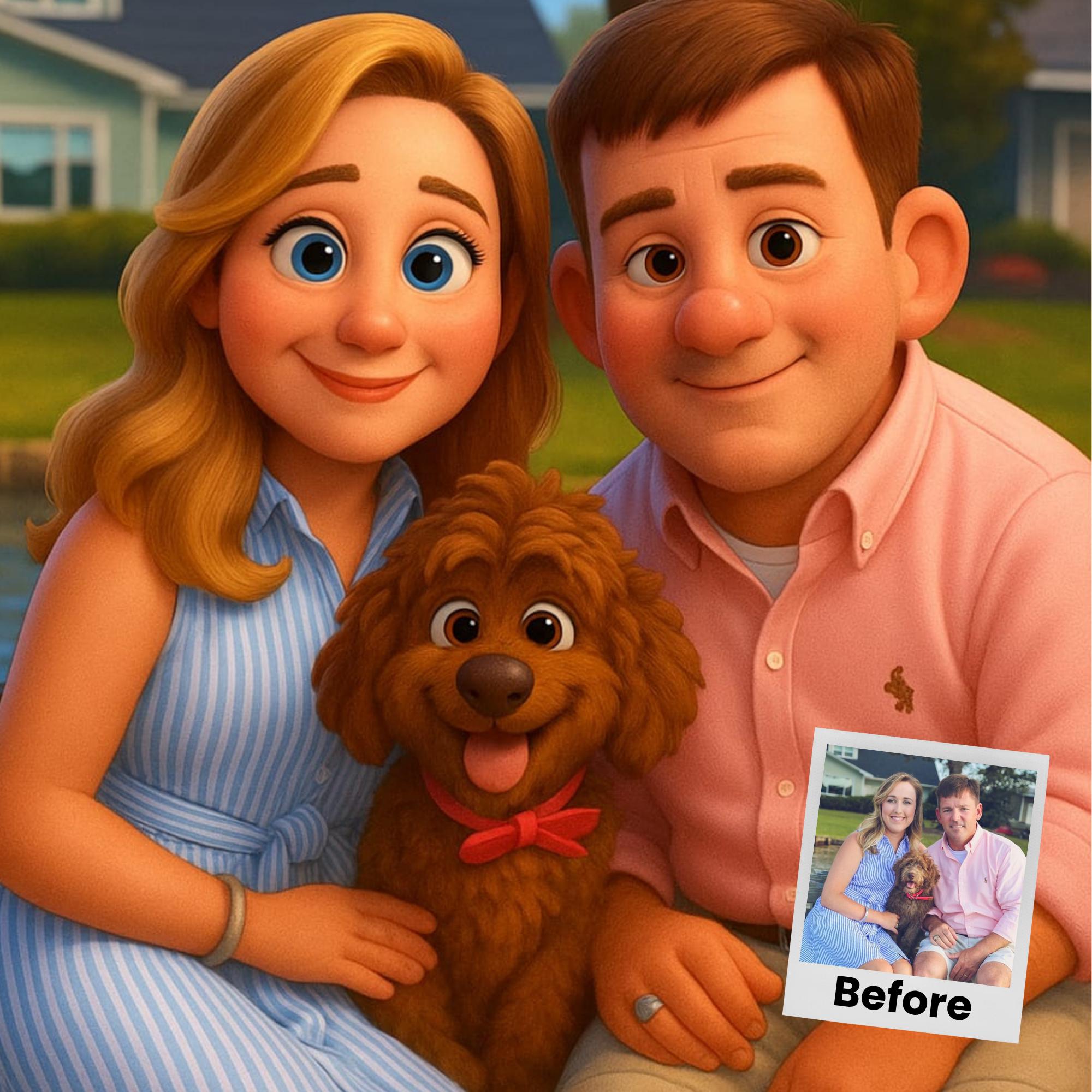 صورة شخصية مطبوعة على شكل صورة - مراجعة Pet Portrait Custom وسعره