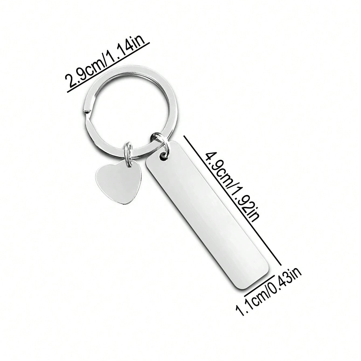سلسلة مفاتيح مخصصة مع نص حسب ا - مراجعة Initial Ring Custom وسعره