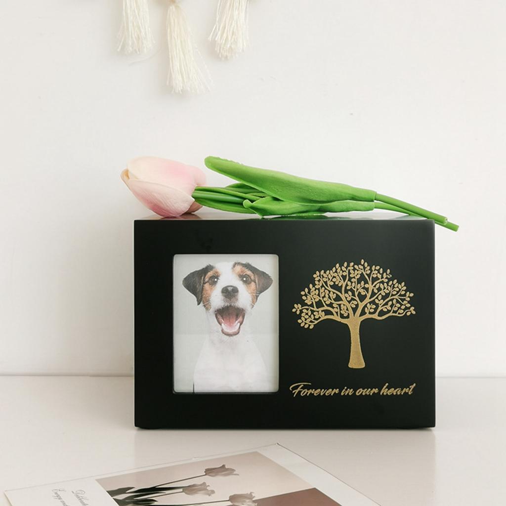 صندوق تذكار رماد القطط الخشبي  - مراجعة Engraved Wood Frame وسعره
