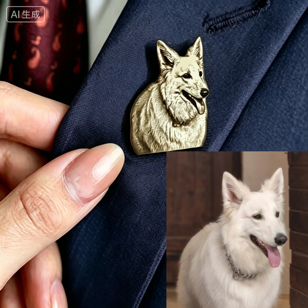 دبوس صورة مخصص للحيوانات الألي - مراجعة Pet Portrait Custom وسعره
