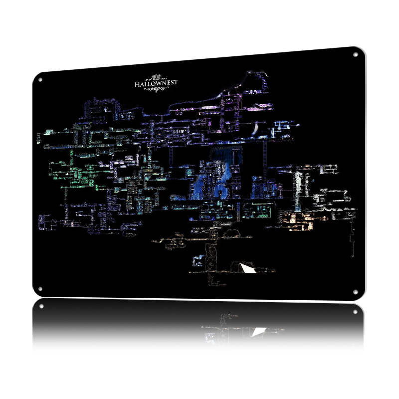 لوحة معدنية ثلاثية الأبعاد خفي - مراجعة Custom Map Poster وسعره